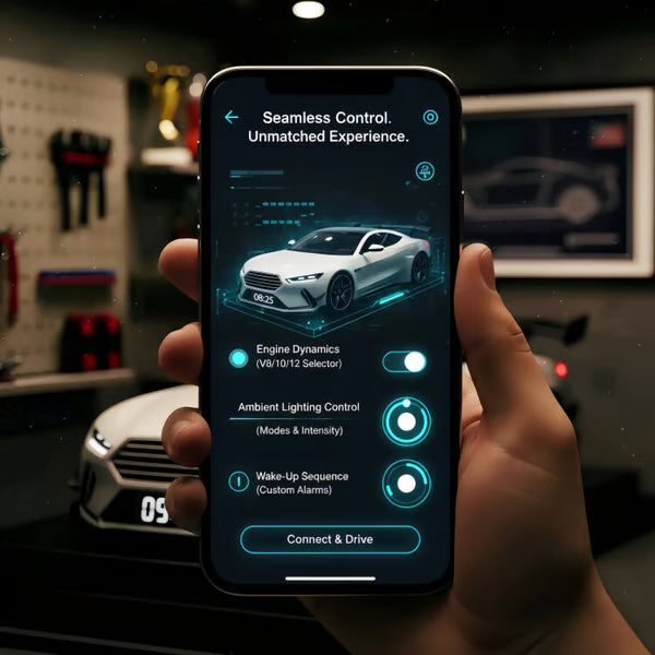 🔥🔥 60% KEDVEZMÉNY!! 🎉【🎁 A 2026-os év legjobb ajándéka 🎁】🎆 Hiperautós ébresztőóra – 🏎️ Valósághű GTR motorhang és fényeffektek