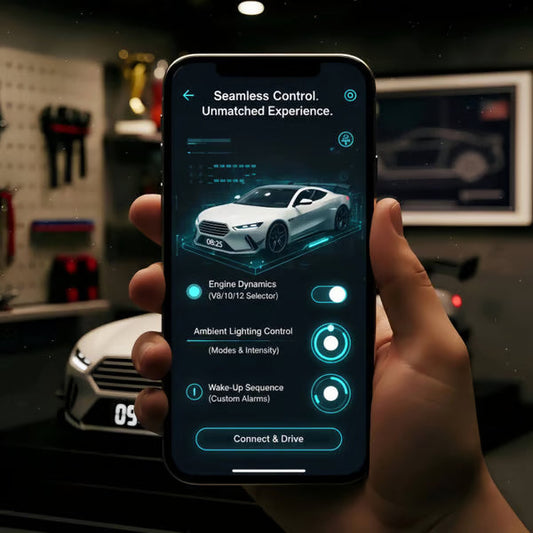 🔥🔥 60% KEDVEZMÉNY!! 🎉【🎁 A 2026-os év legjobb ajándéka 🎁】🎆 Hiperautós ébresztőóra – 🏎️ Valósághű GTR motorhang és fényeffektek