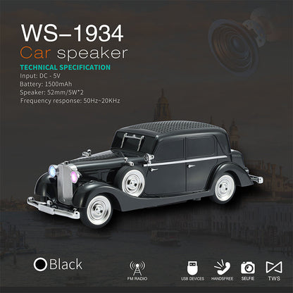 🎉2026 Újévi Akció🎉 – Vintage stílusú Bluetooth hangszóró térhatású hangzással 🔊✨